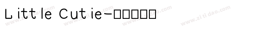 Little Cutie字体转换